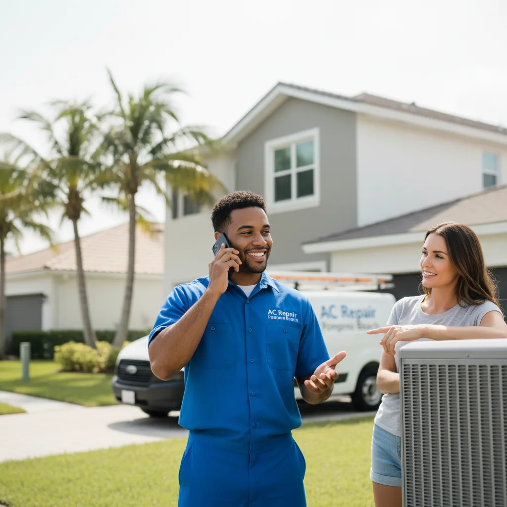 AC Repair Pompano Beach customer support in Lynn Haven